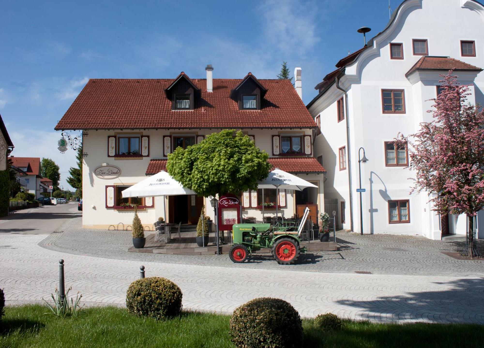 Gasthaus und Pension Zur Linde Rot an der Rot Exterior foto