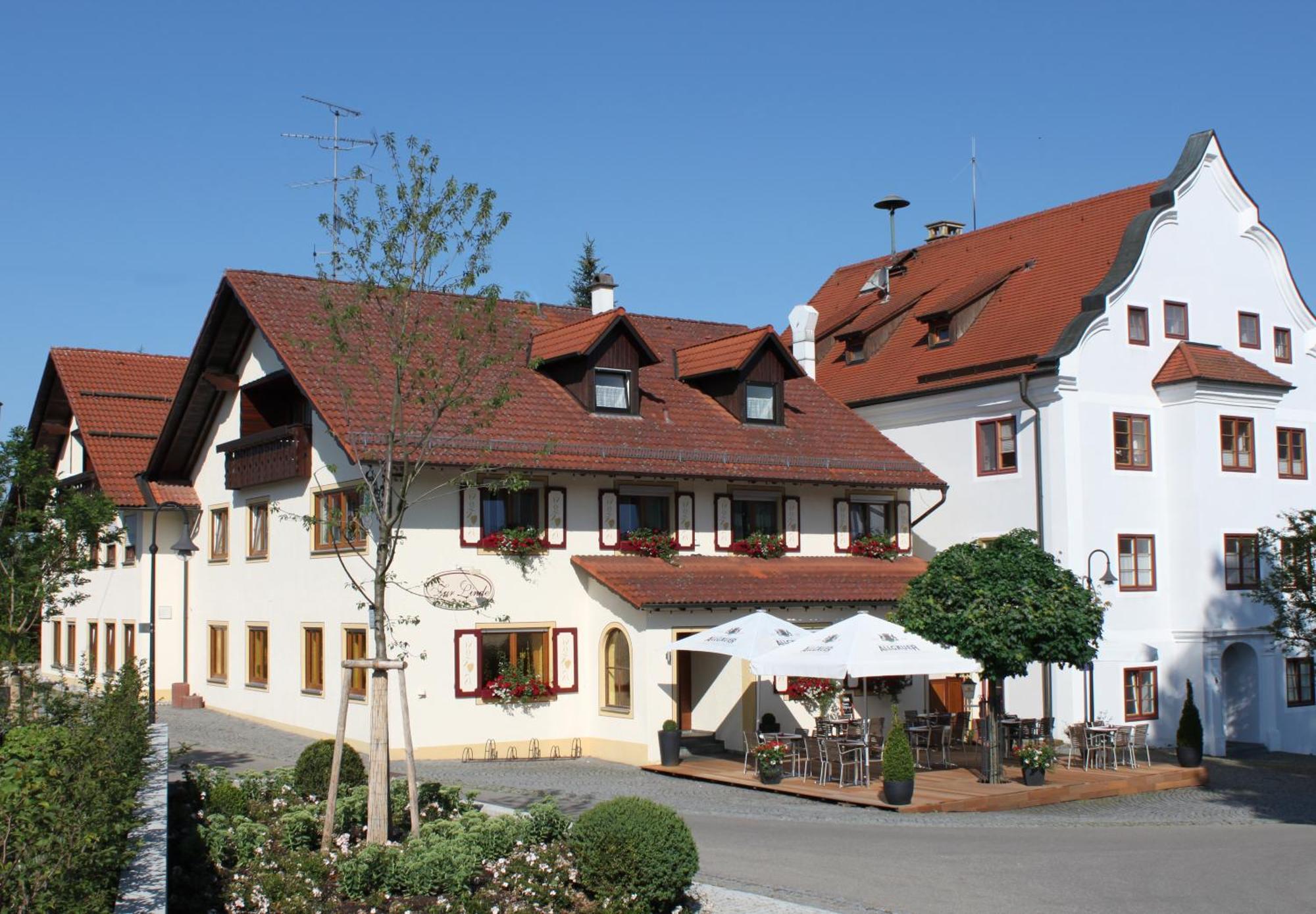 Gasthaus und Pension Zur Linde Rot an der Rot Exterior foto