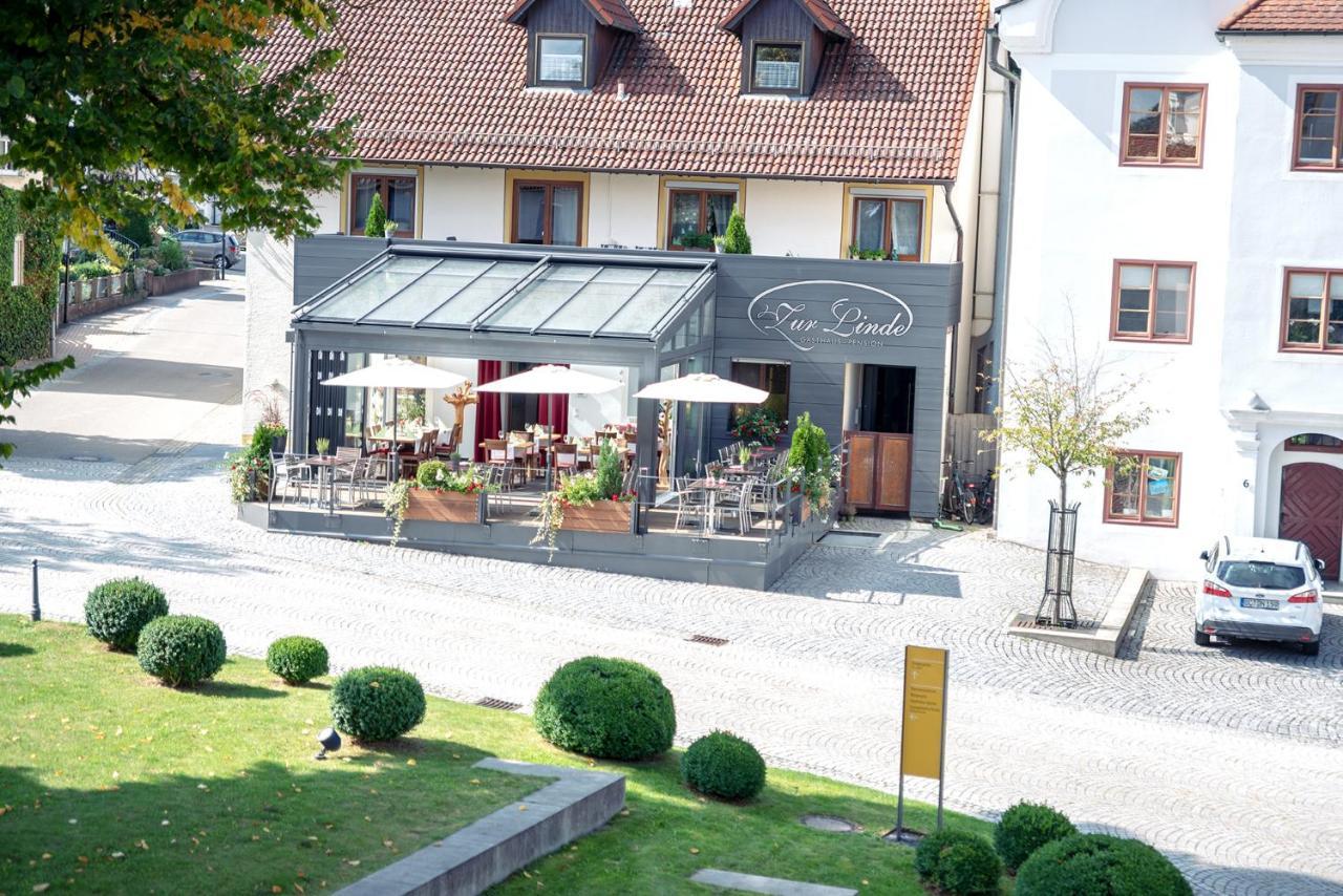 Gasthaus und Pension Zur Linde Rot an der Rot Exterior foto